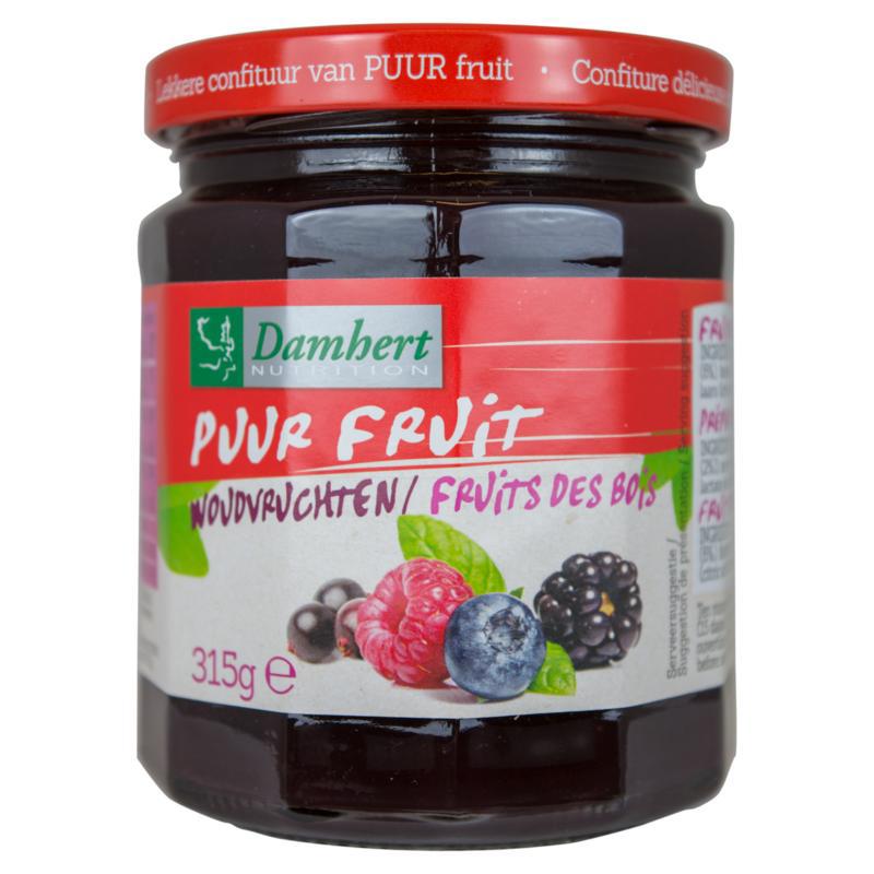 Puur fruit confituur woudvruchten