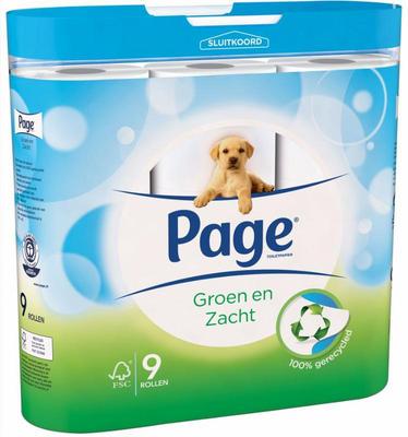 Page groen & zacht toiletp 9st