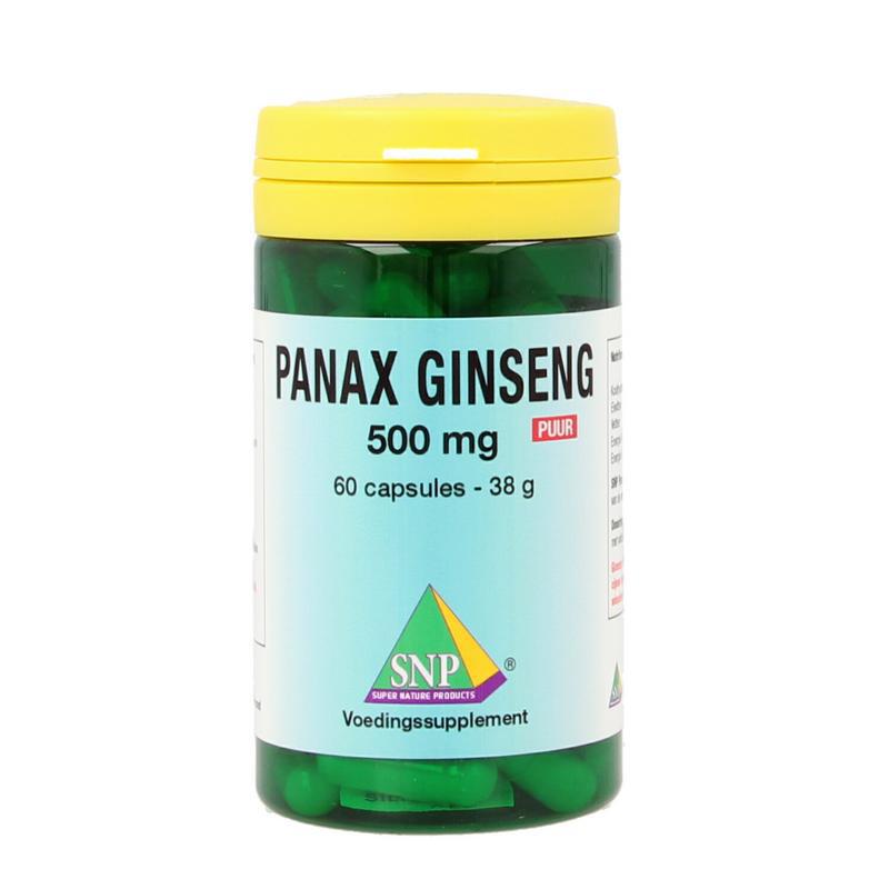 Panax ginseng 500mg puur
