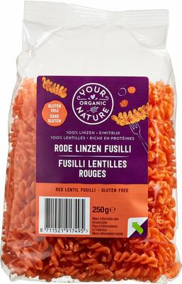 Your Organic Nature Rode linzen pasta glutenvrij bio