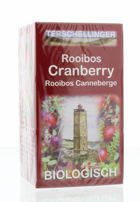 Terschellinger rooibos cranberry 20 stuks