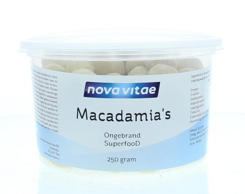 Macadamia ongebrand raw