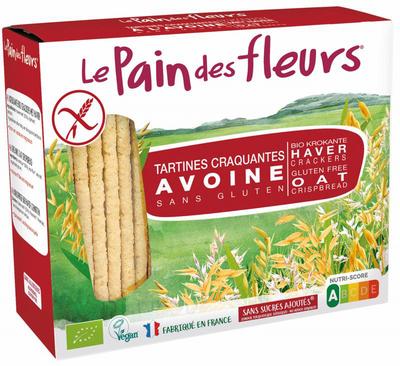 Pain Des Fleurs Krokante crackers haver glutenvrij bio?