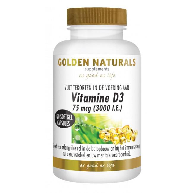 vitamine d3 75 mcg 120 softgel caps