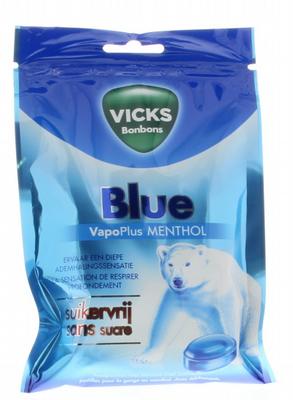 Vicks Blue menthol suikervrij bag