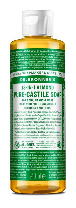 Liquid soap amandel
