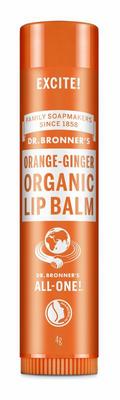 Dr Bronners Lipbalsem sinaasappel gember