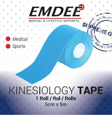 Emdee Kinesio tape licht blauw non cut