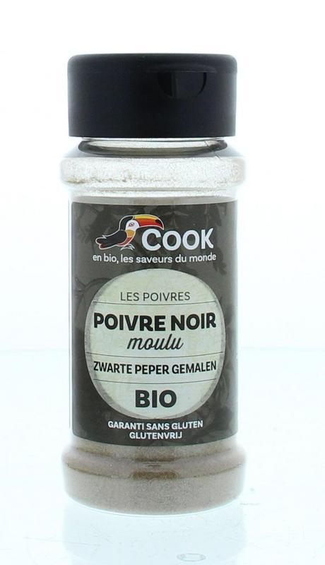 Zwarte peper gemalen bio