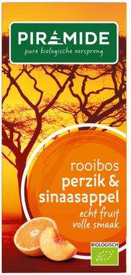 Piramide Rooibos perzik sinaasappel thee bio