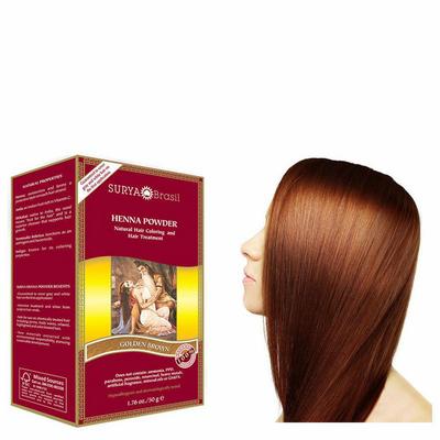 Surya Brasil Henna haarverf poeder goud bruin