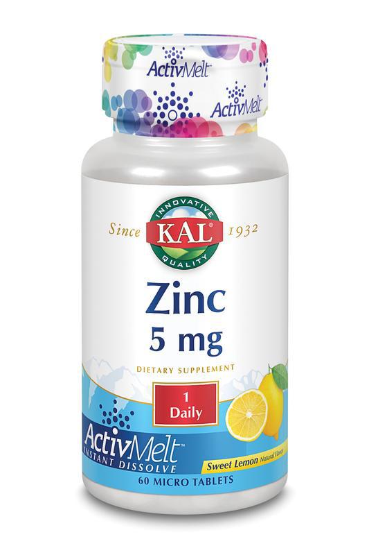 Zinc 5mg citroen activ melt