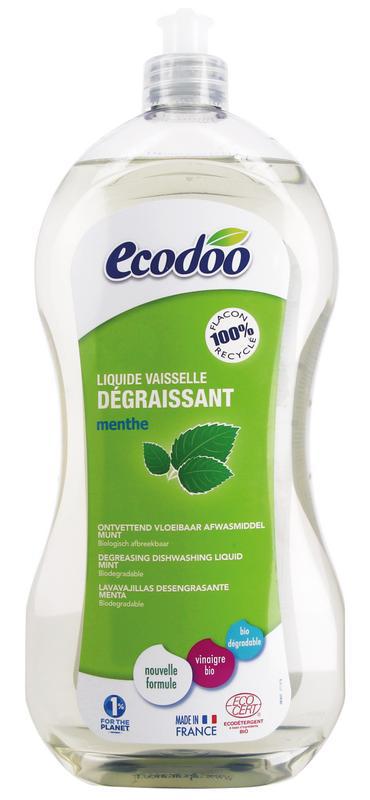 Afwasmiddel vloeibaar ontvettend munt bio