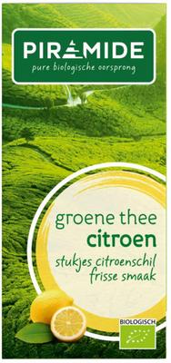 Piramide Groene thee met citroen bio