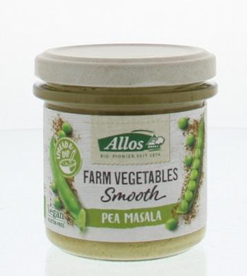 Allos Farm vegetables smooth erwt & masala bio