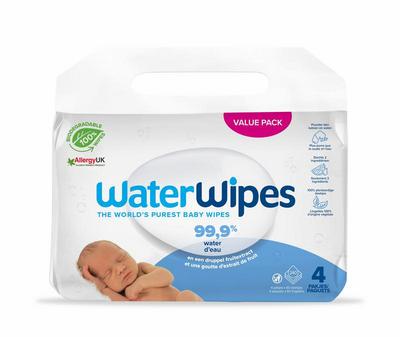 Waterwipes Babydoekjes 4 x 60 stuks