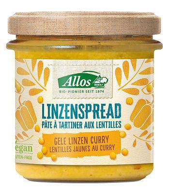 Allos Linzenspread gele curry bio