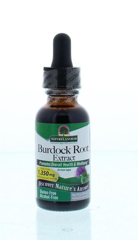 Burdock grote klit extract alcoholvrij