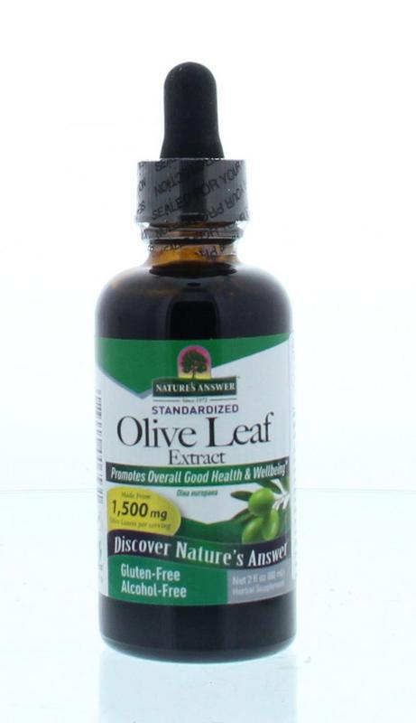 Olijfblad extract alcoholvrij
