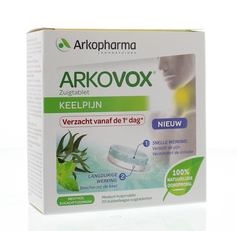Menthol eucalyptus keelpastille