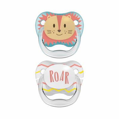 Dr. Brown's Fopspeen prevent animal faces F1 blauw