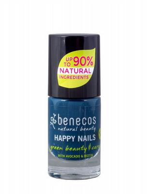 Benecos natural beauty Vegan nail polish nordic blue 20-free plantbased