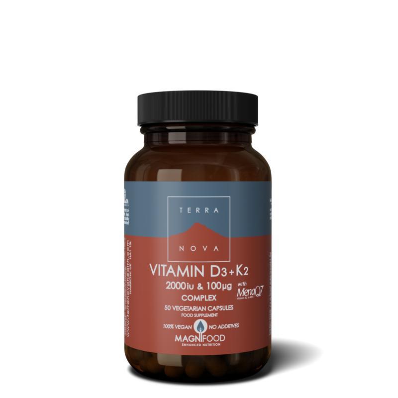 Vitamine D3+K2 2000ie (50mcg) & 100mcg complex