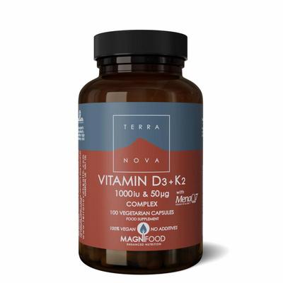 Terranova Vitamine D3+K2 1000ie (25mcg) & 50mcg complex