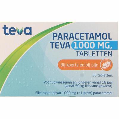 Teva paracetamol 1000mg ua 30tb