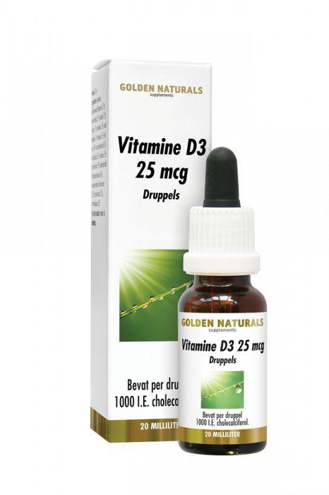 Vitamine D3 25mcg druppels