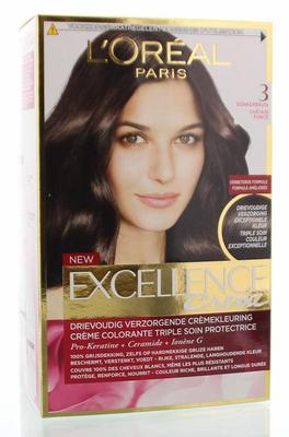 L'Oreal Paris excellence 3 donkerbruin # 1set