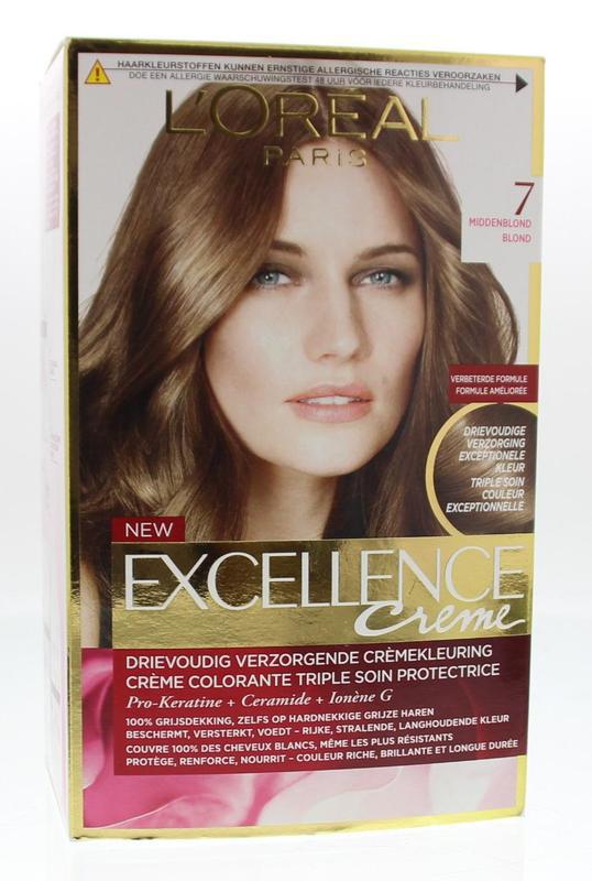 excellence 7 middenblond # 1set
