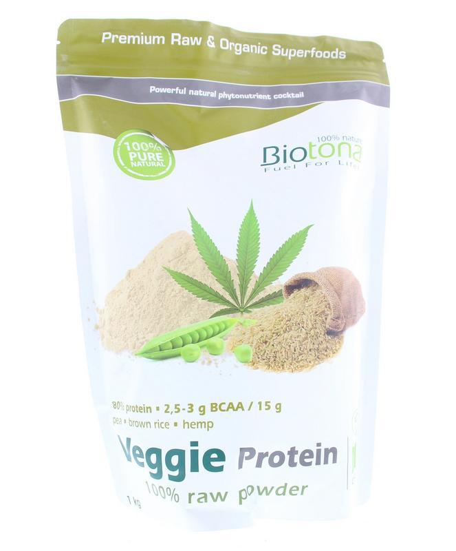 Veggie protein raw bio