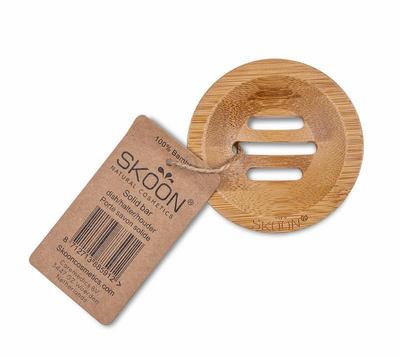 Skoon Bamboe solid bar houder rond