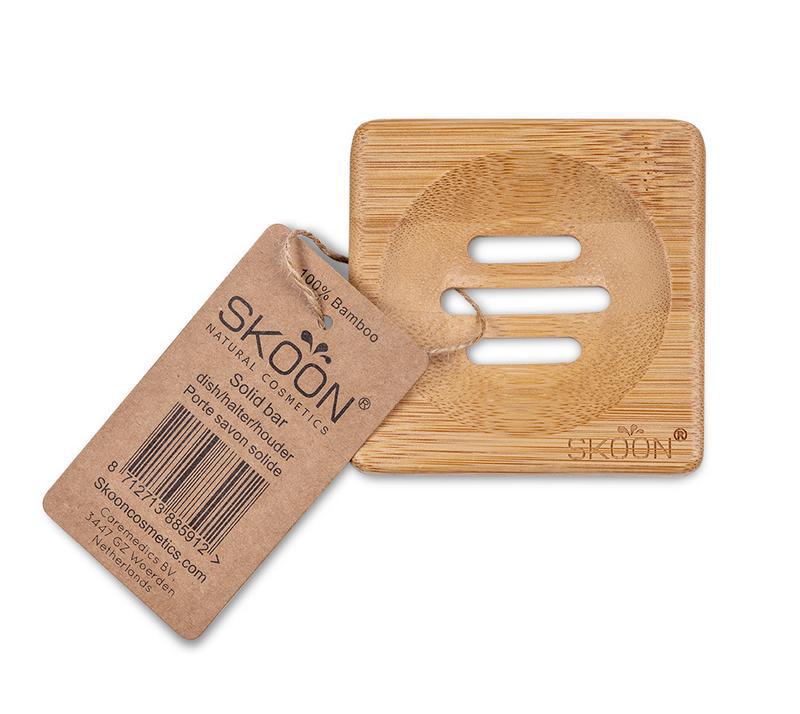 Bamboe solid bar houder vierkant