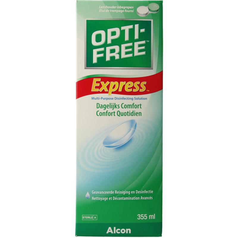 Optifree express MPDS + lenshouder
