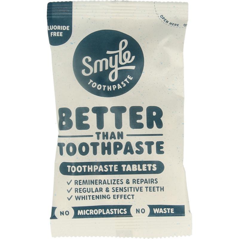 Tandpasta tabletten zonder fluoride navul