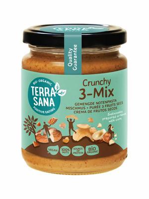 TerraSana 3-Mix crunchy notenpasta bio
