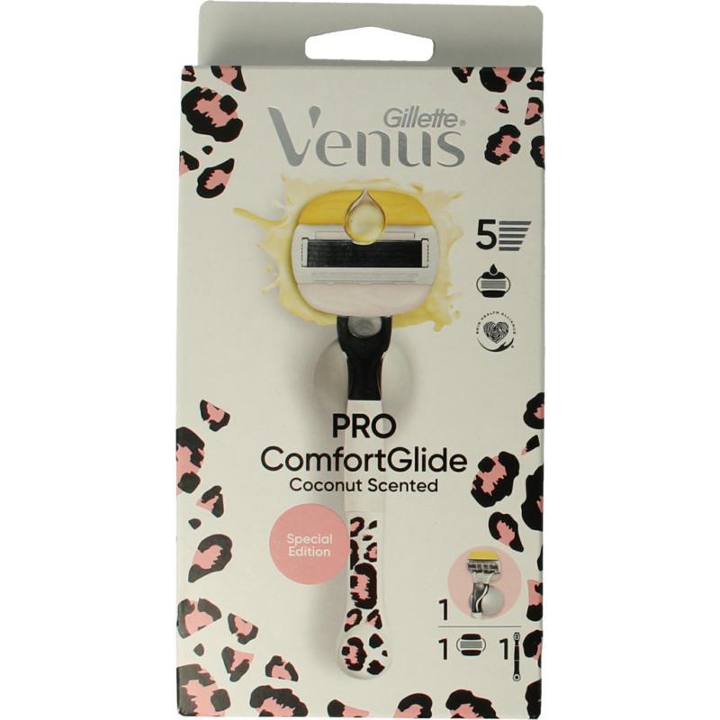 Comfortglide coconut modular leopard razor
