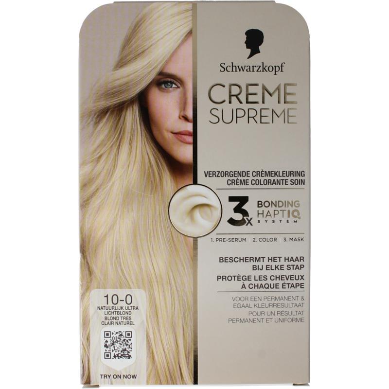 Creme supreme 10-0 licht blond