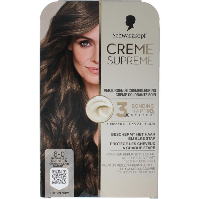 Creme supreme 6-0 licht bruin