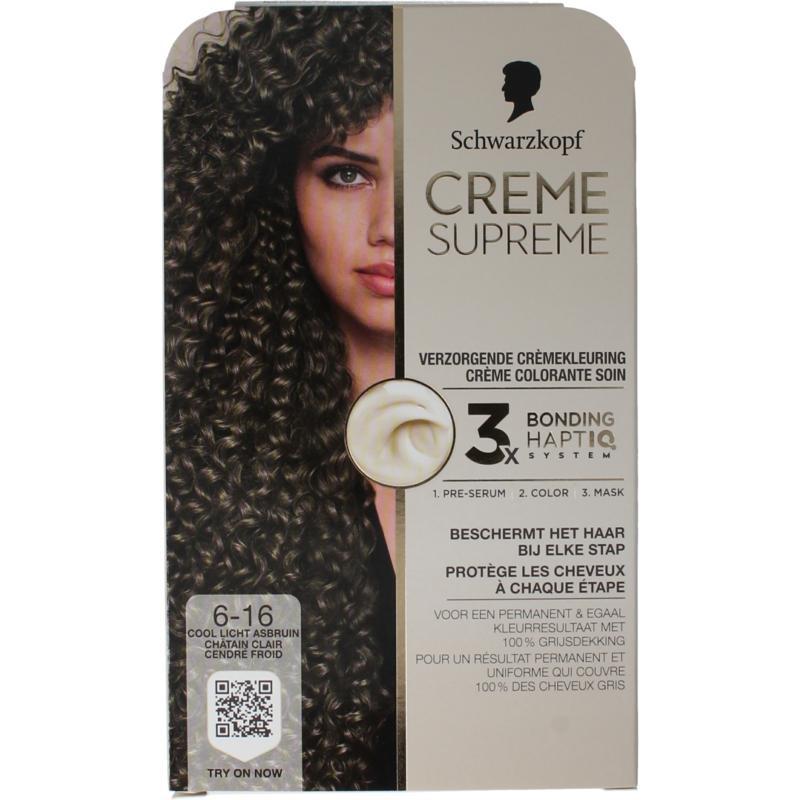 Creme supreme 6-16 licht bruin