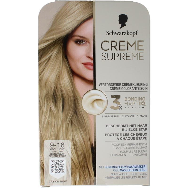 Creme supreme 9-16 licht blond