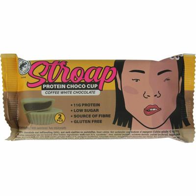 Stroap Protein choco cup coffee white chocolate