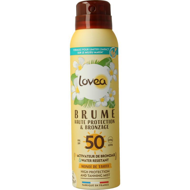 High protection & tanning mist SPF50