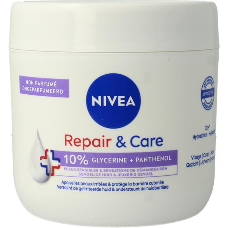 Repair & care bodycreme fragrance free sensitive
