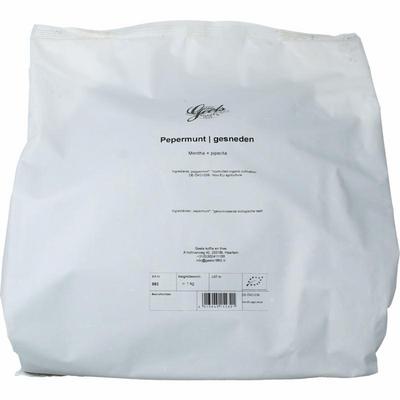 Geels Pepermuntblad gesneden bio