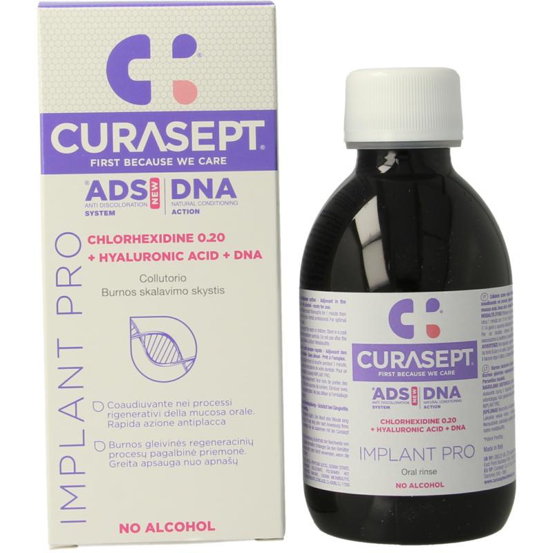 ADS DNA Implant Pro CHX 0,20% + HA mondspoelmiddel