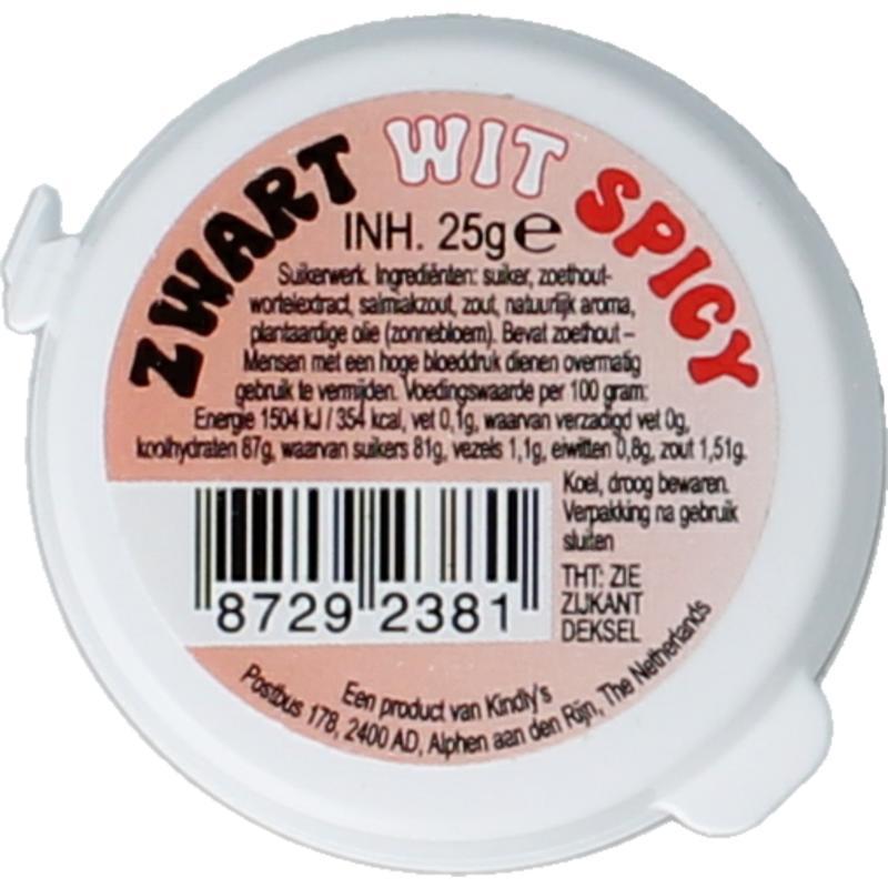 Zwart wit spicy