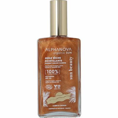 Alphanova Sun Sun glittering dry oil bio